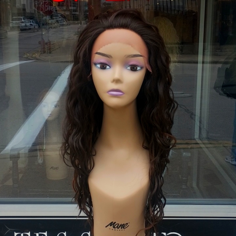 Wavy lace front wig HD